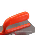 Construction Bricklayers Carbon Steel Plastering Trowel With Plastic Handle